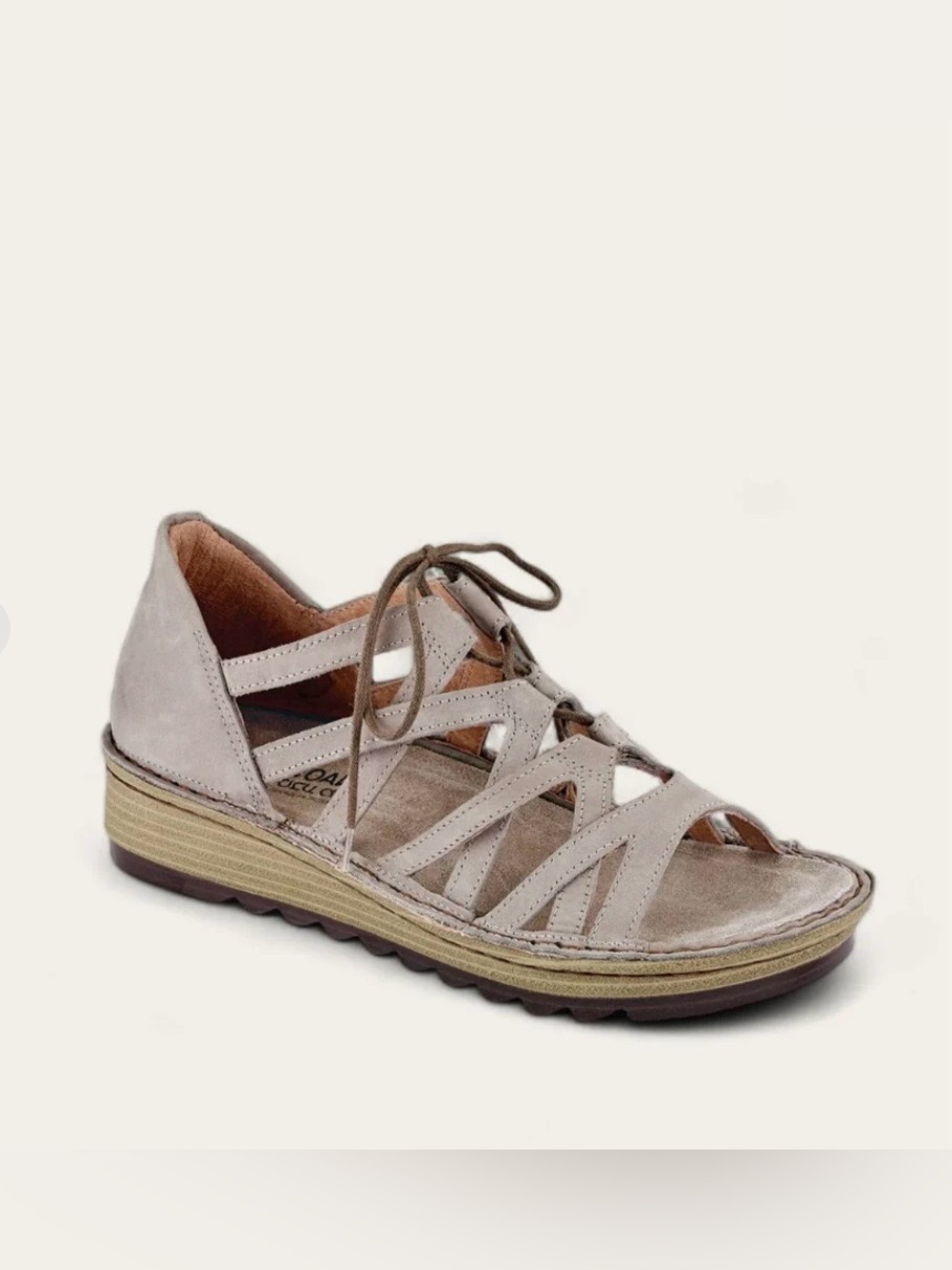 Naot Yarrow Stone Nuback Women Sz 7 EU 38